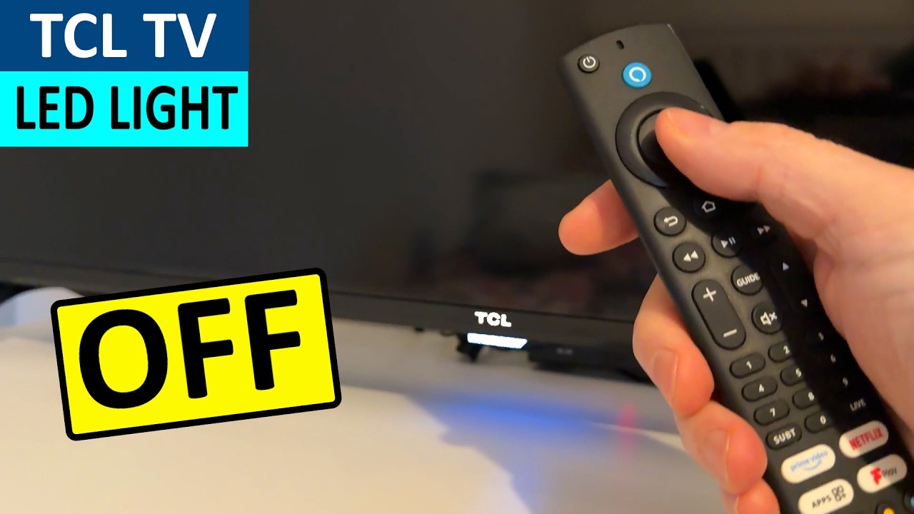TCL Fire TV How to turn off White LED Standby Light