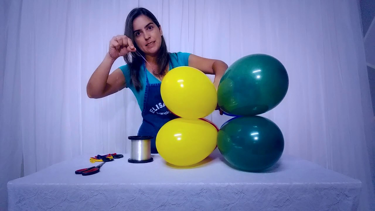 Aprenda como fazer uma coluna com balões e anime sua festa