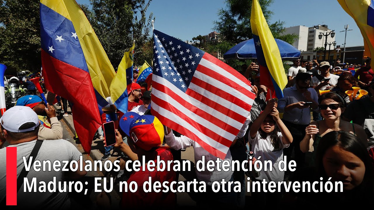 &iexcl;Venezuela es libre! Ciudadanos celebran detenci&oacute;n de Maduro; EU no descarta segunda intervenci&oacute;n