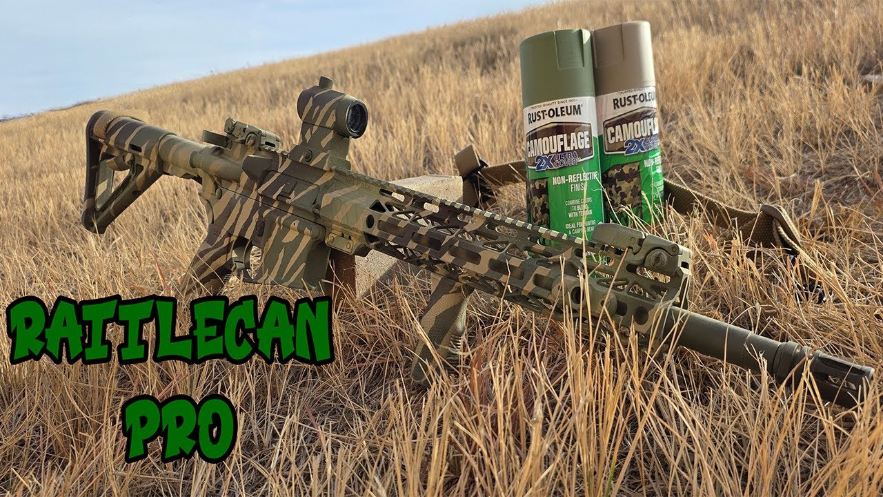 The ULTIMATE RATTLE CAN Tiger Stripe RIFLE Paint Job