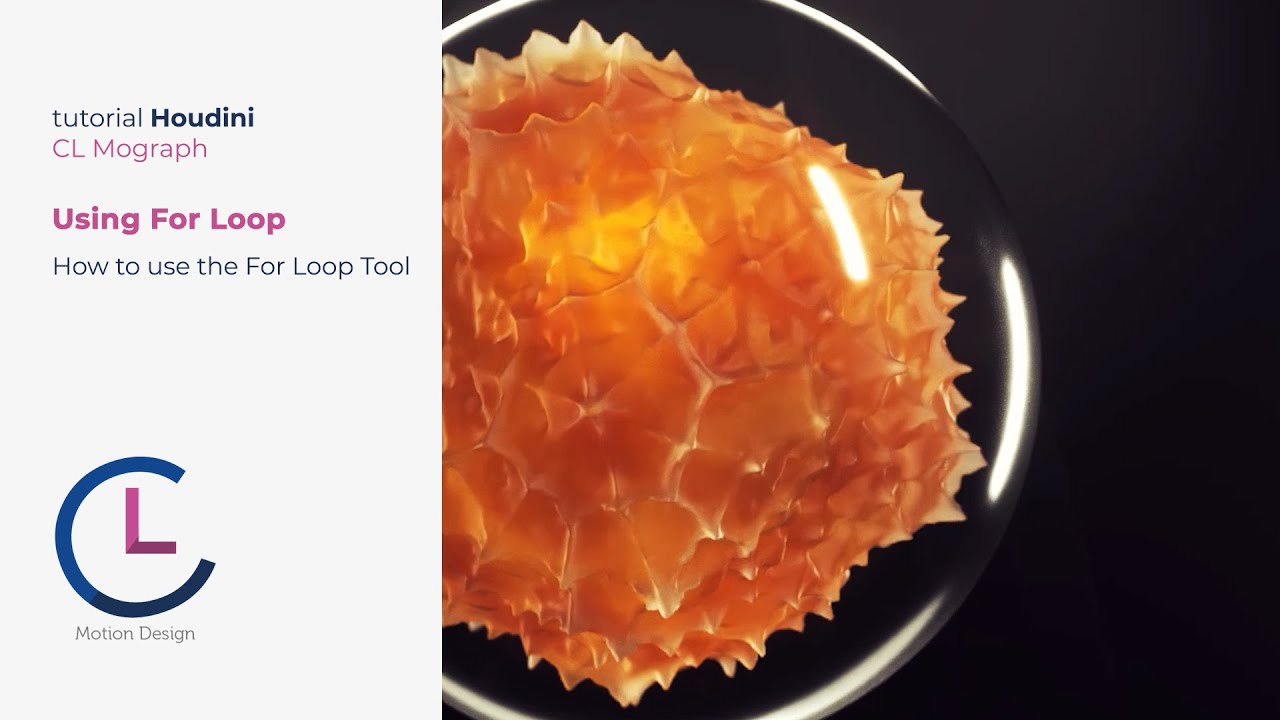 HOUDINI Tutorial - USING FOR LOOP (AMAZING TOOL!)