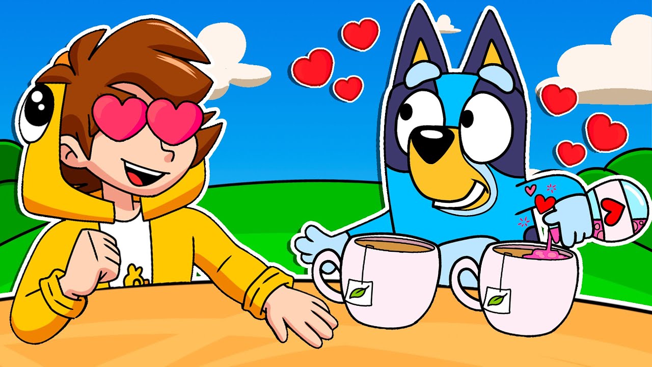 ¡BLUEY ENAMORA a PatOni CON UNA POCIÓN de AMOR en MINECRAFT! 🧴🥰