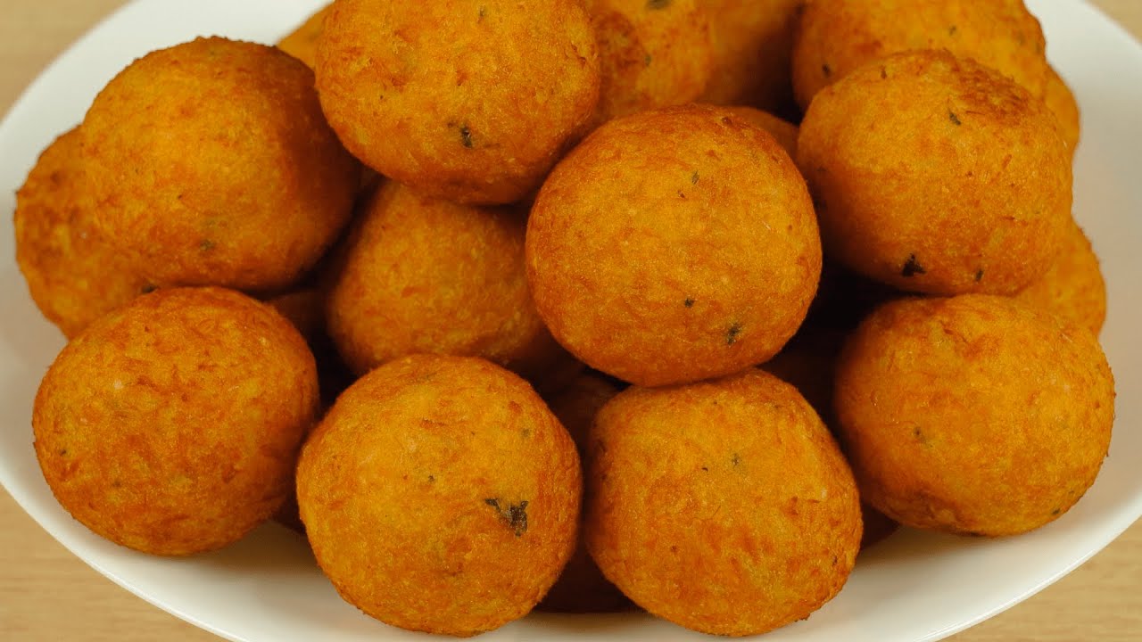 Poucos Ingredientes! Bolinho de Batata Com Frango, Super Fácil e Delicioso!