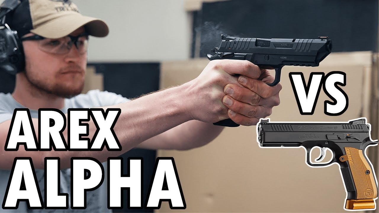 Arex Alpha vs CZ Shadow 2 | Arex sportovní pistole pro IPSC kat. production