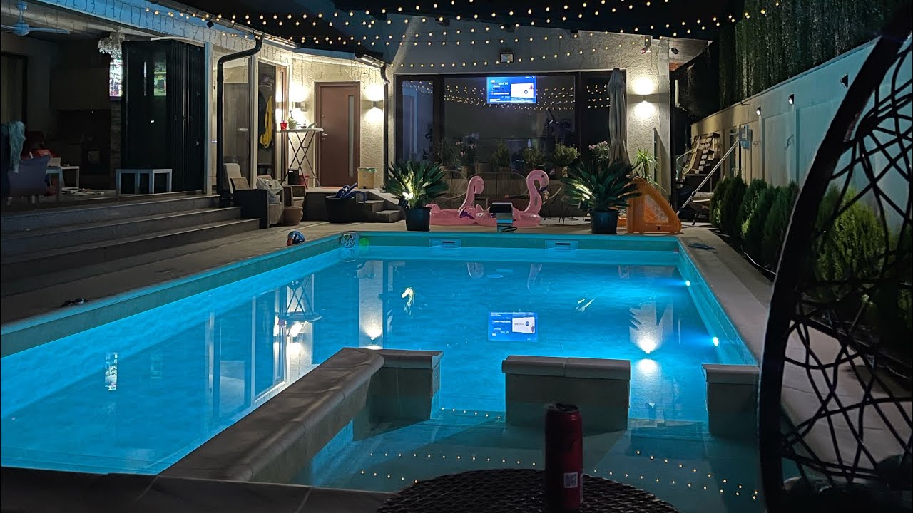 Piscina -Part 7( instructaj si punerea in functiune a luminilor)