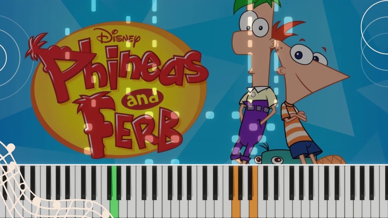 Phineas and Ferb Theme Piano Cover Tutorial