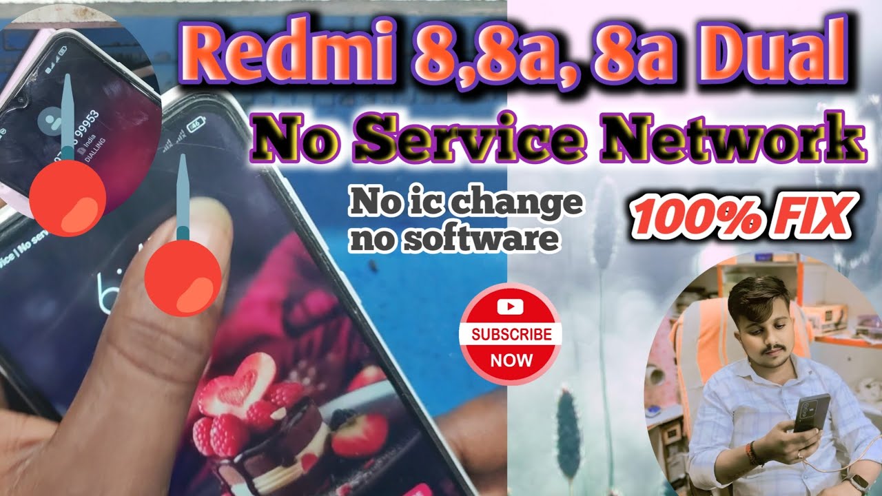 Redmi 8a Dual NO Service Problem Solutions fix Redmi 8,8a , 8a Dual emergency call fix 2026 