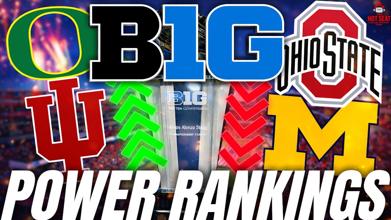 2026 Big Ten Football Power Rankings | Ohio State #1, Indiana Fall Off? Oregon Natty Run!