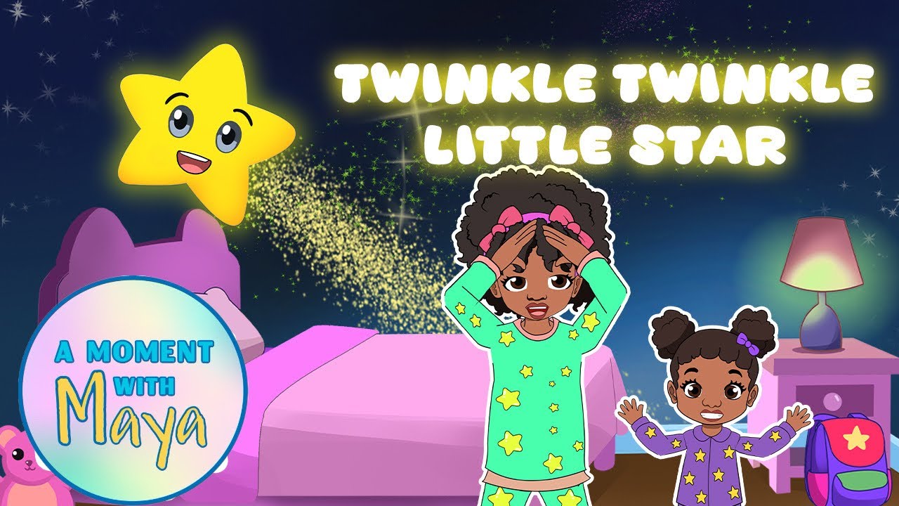 Twinkle Twinkle Little Star Remix | Nursery Rhymes & Kids Songs | Sing-Along | A Moment with Maya