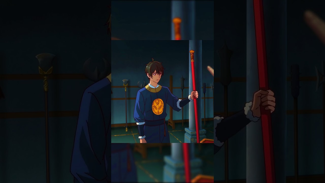 Picking Up Wukong&rsquo;s Staff...😱🔥 #anime #shorts #animeshorts #animelover #overpower #wukong