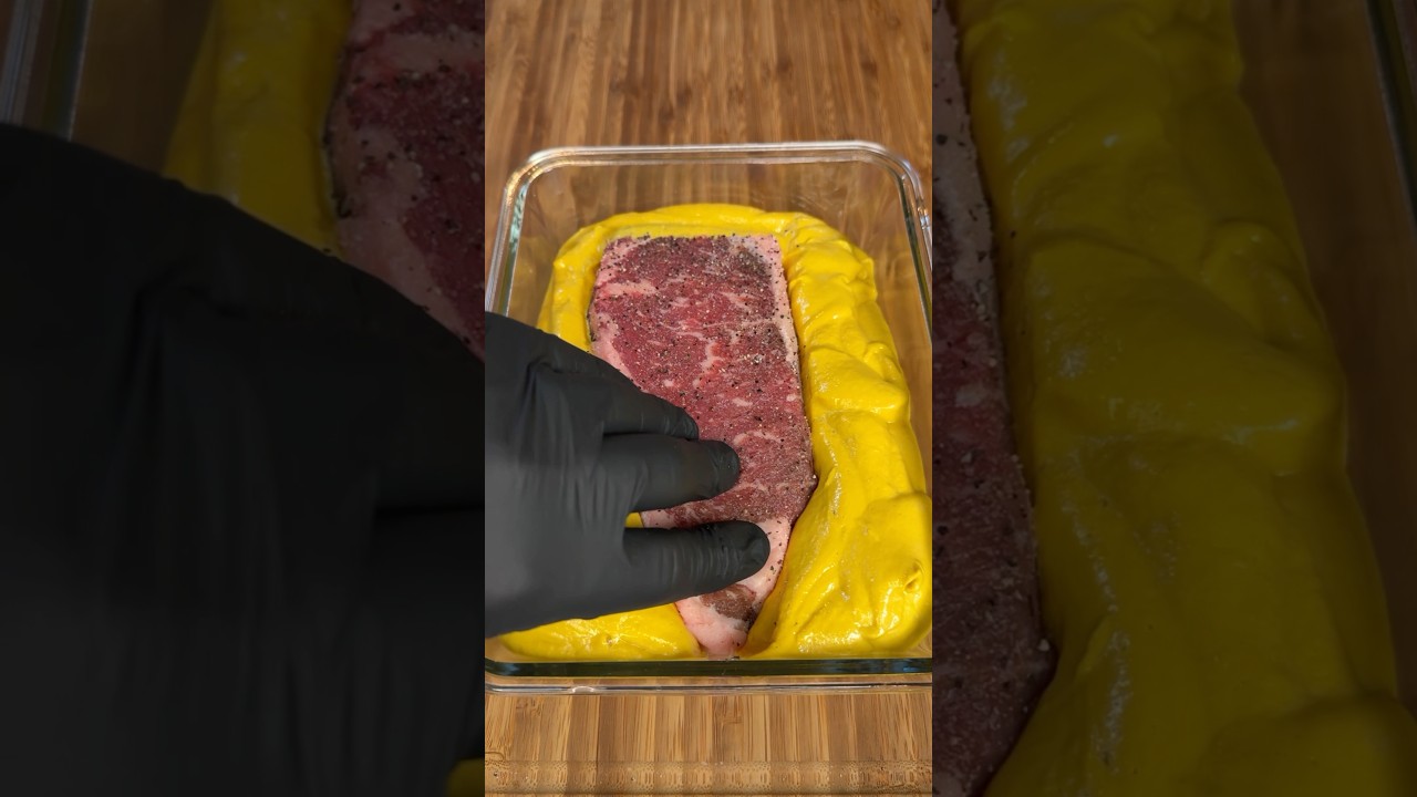 Mustard Marinated Steak
