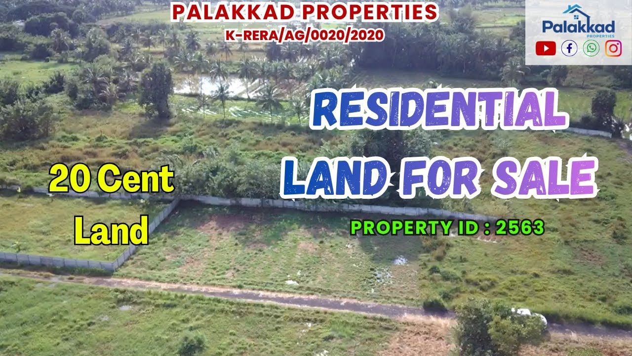Residential Land for Sale at Thaneerpanthal, Palakkad.....#PROPERTY ID: 2563
