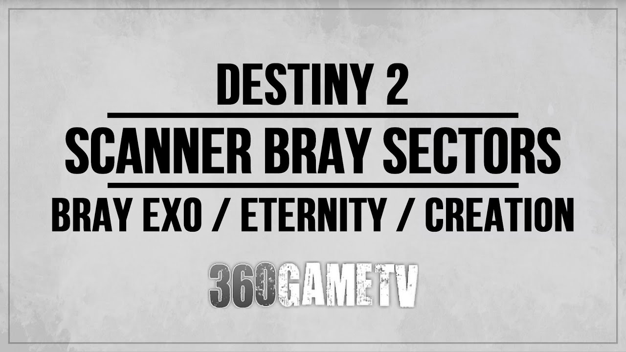 Destiny 2 Scanner Bray Sectors - Augment Bray Exoscience / Eternity / Creation Triumph Guide