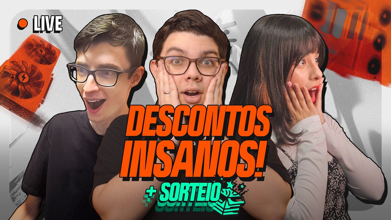 TERÇA 14H! PREÇOS BAIXOS EM HARDWARE E PERIFÉRICOS! 🤑 - LIVE DE PROMOÇÃO + SORTEIO