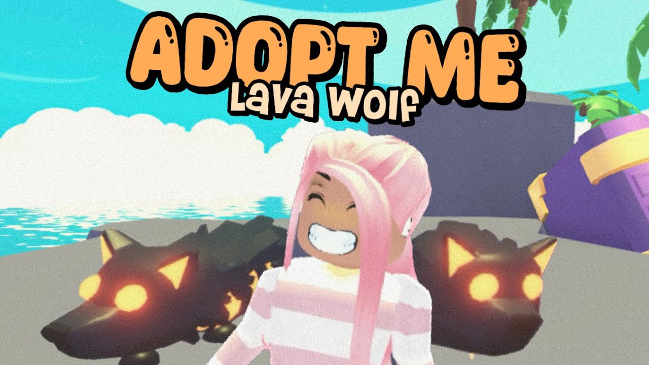 Adopt Me: Mega Neon Lava Wolf