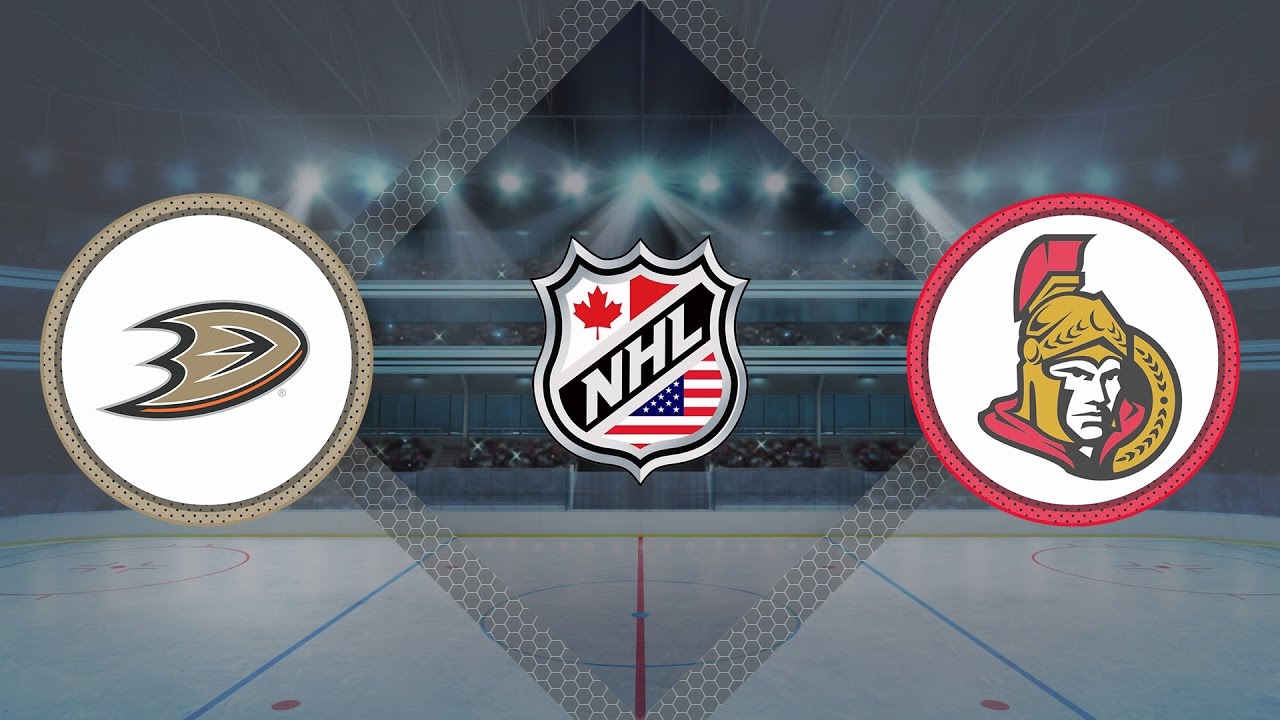 Обзор матча Анахайм - Оттава / DUCKS VS SENATORS DECEMBER 22, 2016 HIGHLIGHTS