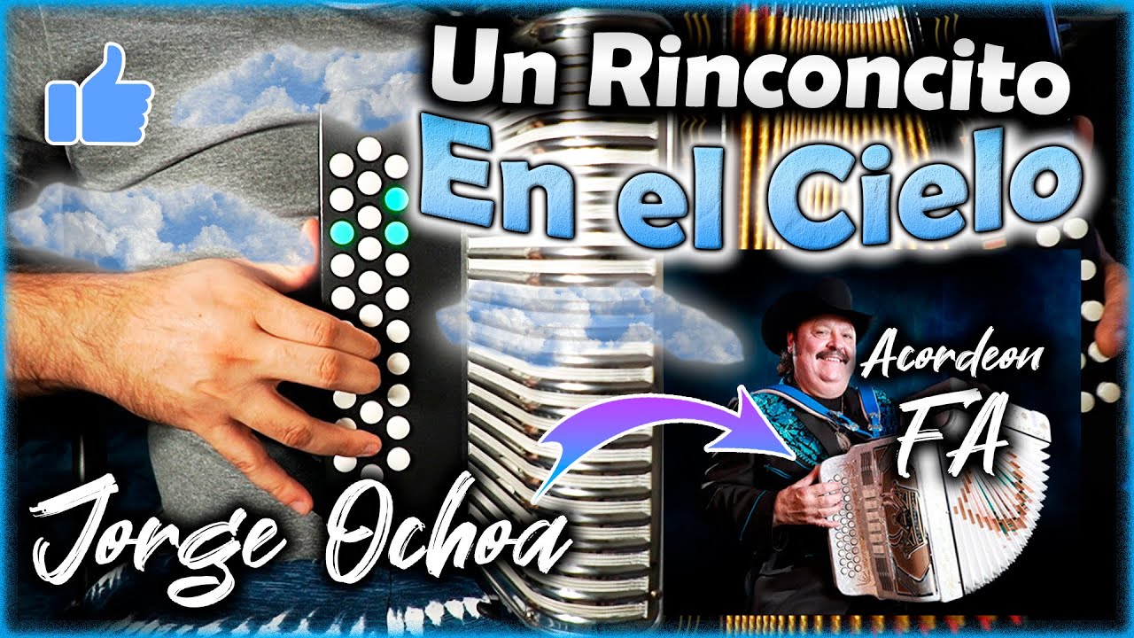 Un Rinconcito en el Cielo en Acordeon de FA - Ramon Ayala // Tutorial completo // Full HD