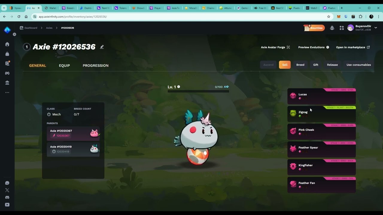 Axie Infinity Breeding Guide / breeding simulator rewiew - Гайд по брідінгу аксі.