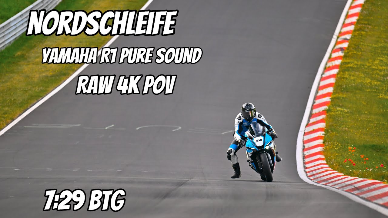 YAMAHA R1 PURE POV SOUND ON ONE OF THE MOST DANGEROUS TRACKS IN THE WORLD NORDSCHLEIFE/NURBURGRING