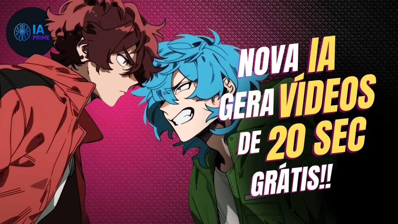 🤯 NOVA IA FAZ VÍDEOS GRÁTIS COM AUDIO DE 20 SEC!