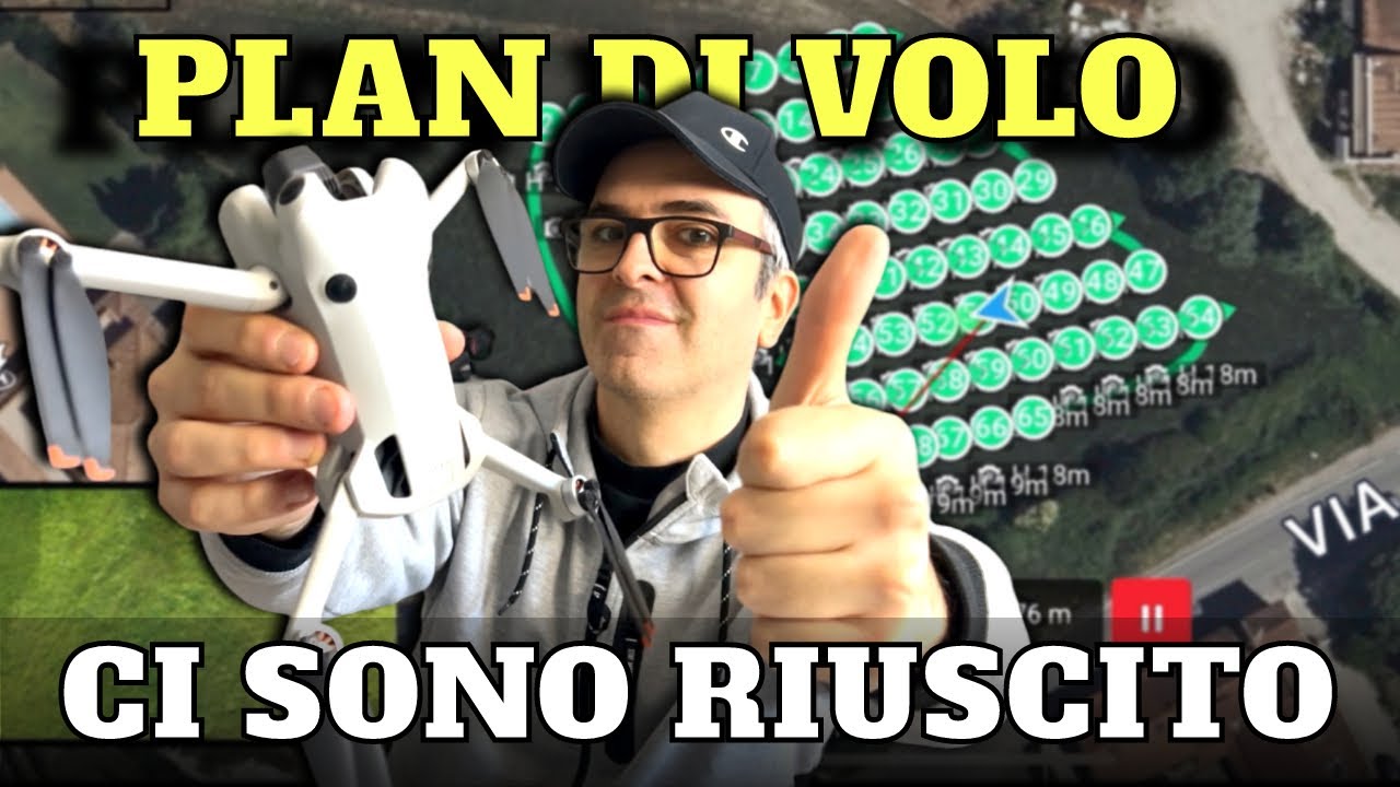 PIANO DI VOLO CON DJI MINI4 AIR3 MAVIC3 : CI SONO RIUSCITO💪FOTOGRAMMETRIA FACILE