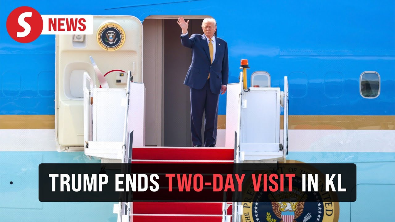 Trump leaves Malaysia after sealing trade deals, regional truce