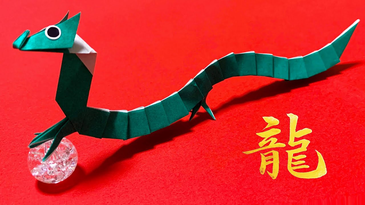 【折り紙】ドラゴン🐉How to make paper Dragon　#드래곤#龙#التنين#ドラゴンボール#辰#竜#龍#Rồng#용#辰年#簡単#折り方#おりがみ#origami#摺紙#종이접기