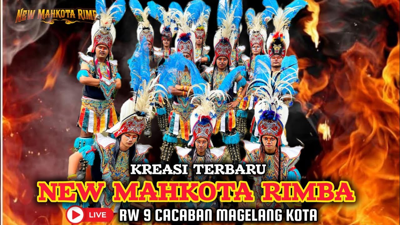 🔴TERBARU RODAT KREASI TOPENG IRENG NEW MAHKOTA RIMBA//LIVE RW 9 CACABAN MAGELANG KOTA