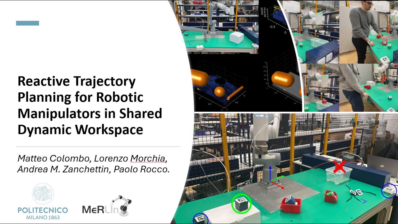 Reactive Trajectory Planning for Robotic Manipulators in Shared Dynamic Workspace
