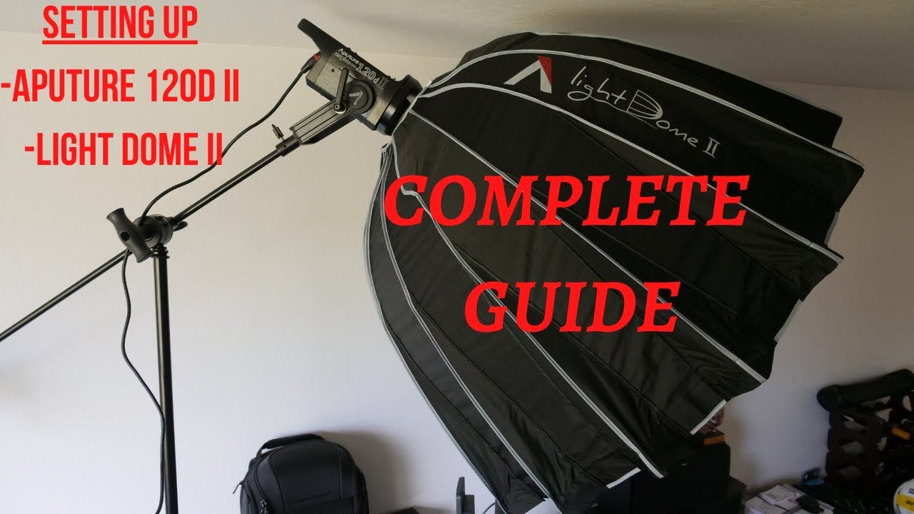 APUTURE 120D II и LIGHT DOME II — полная настройка