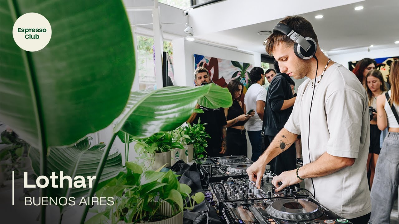 Lothar | Coffee & House Music | first coffee rave in Buenos Aires