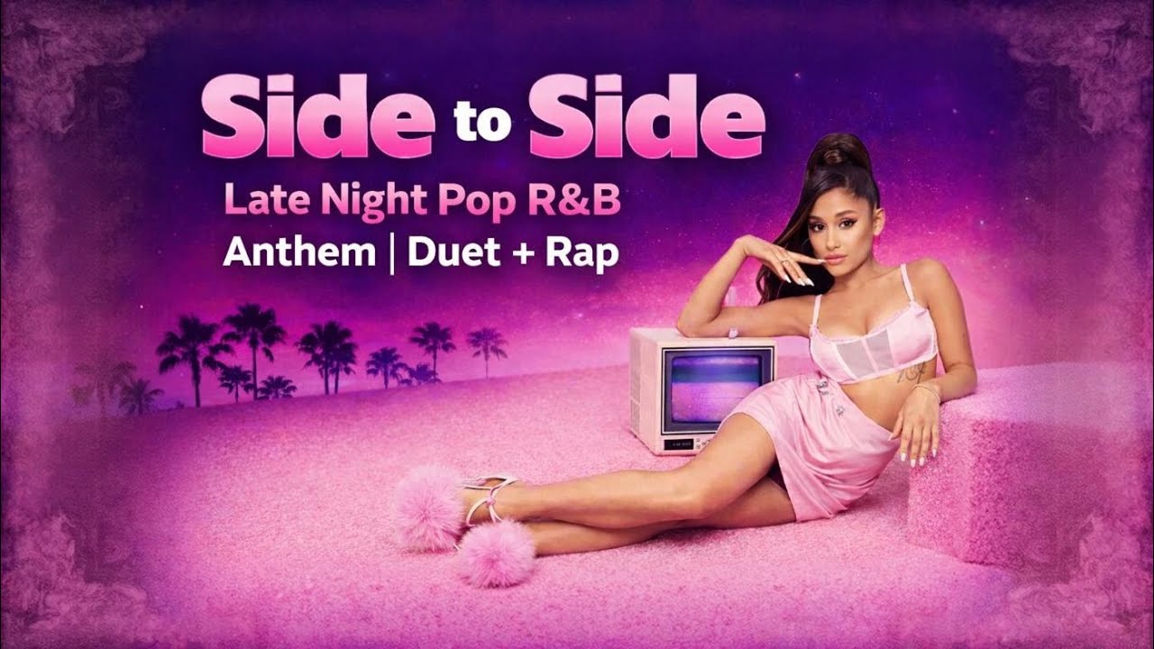 Ariana Grande - Side to Side – Late Night Pop R&B Anthem | Duet + Rap (Official AI lyric video)