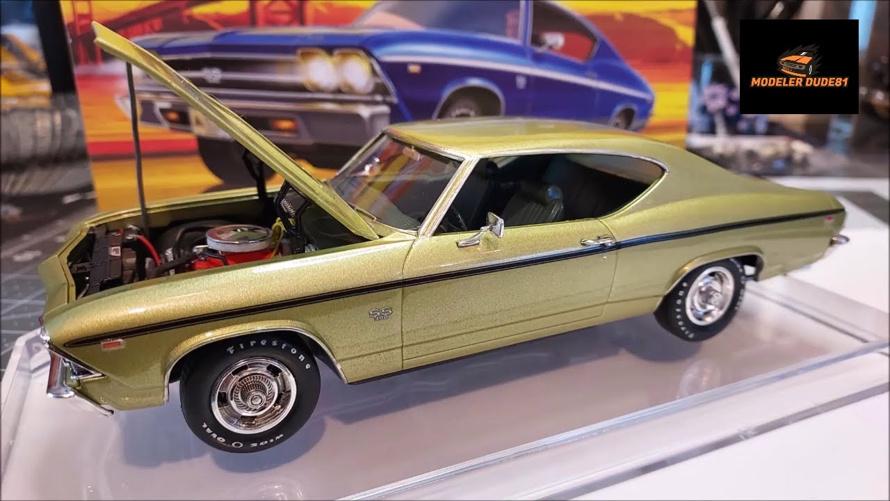 Revelle 69 Chevelle SS 396 Model kit Showcase and Review! BEST KIT EVER!