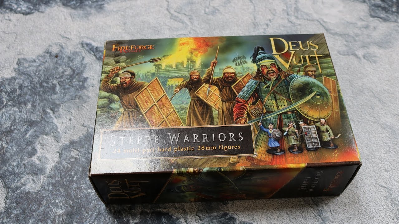 Unboxing Steppe Warriors Fireforge games