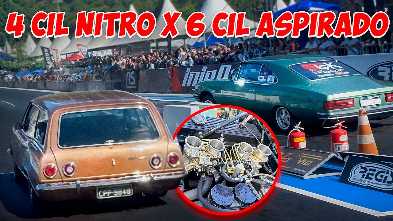 TOMEI BENGA PARA UM 4 CILINDROS? (6ZAO ASPIRADO X 4 CILINDROS NITRO!)