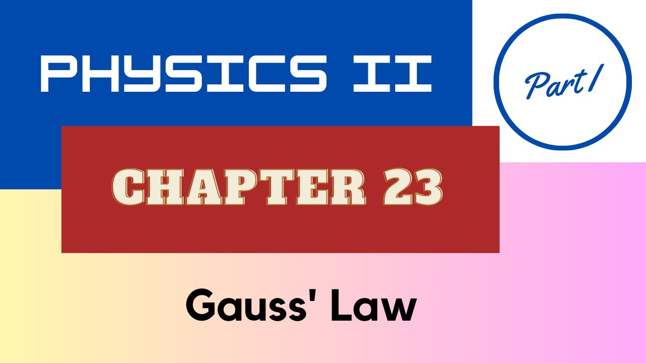 Physics II - Chap. 23 Gauss' Law - Part I - Spring 2026 [AI Scripted]