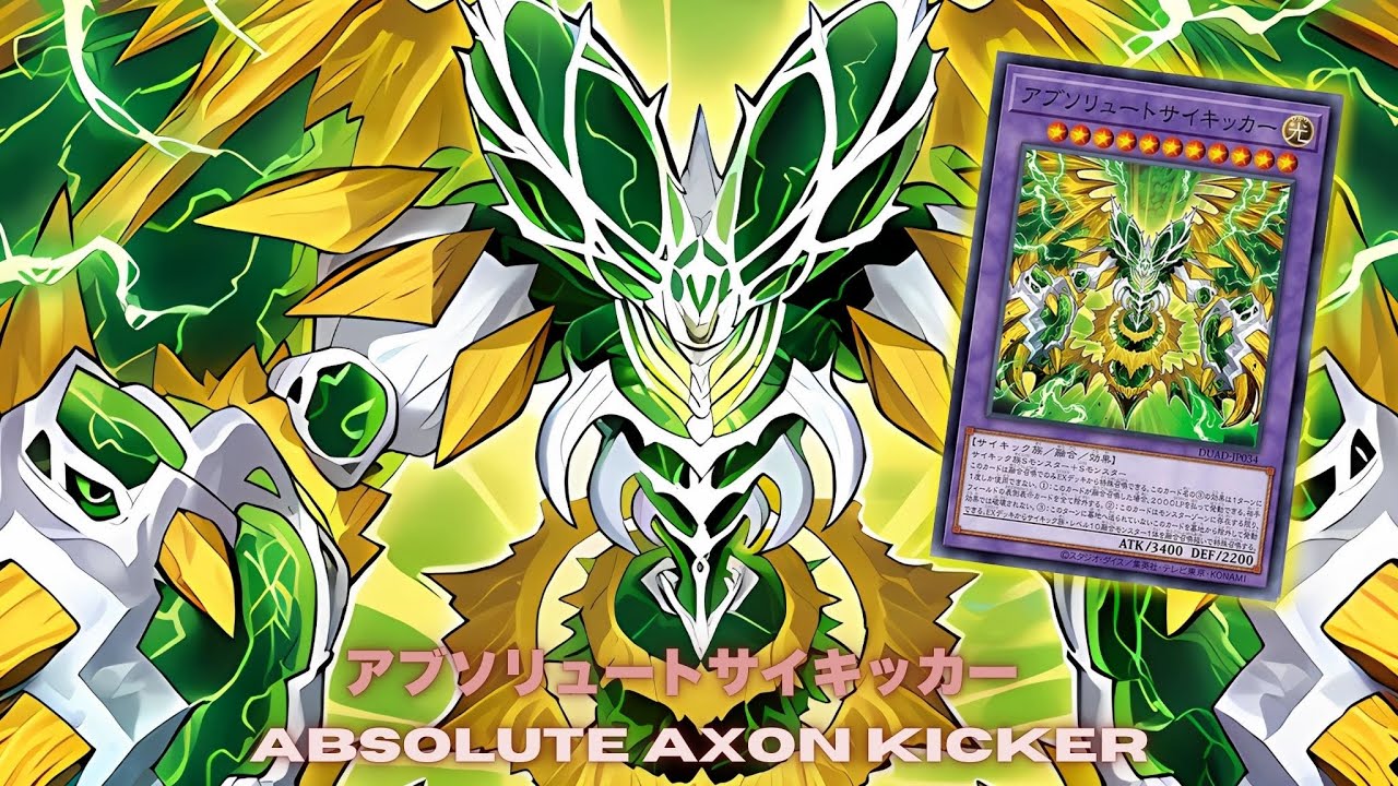 New Psychic Fusion ! Absolute Axon Kicker DECK NEW CARD - YGOPRO