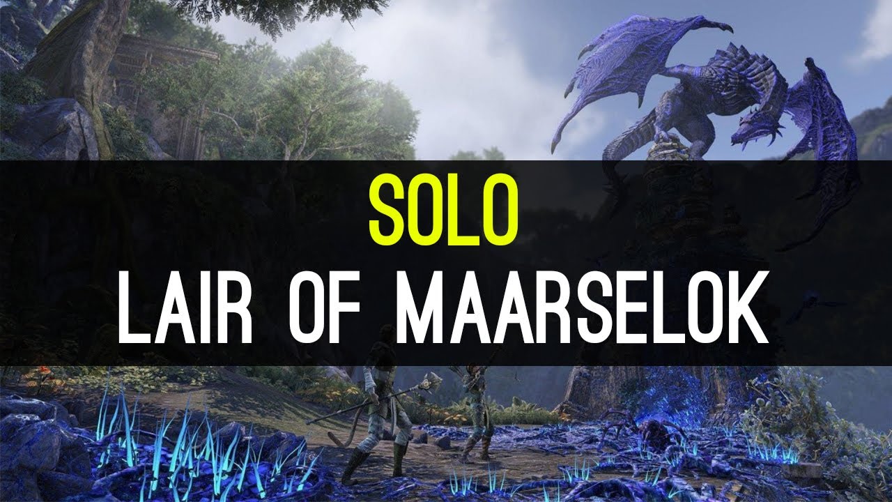 Solo Dungeon LAIR OF MAARSELOK with Magicka Sorcerer - Elder Scrolls Online