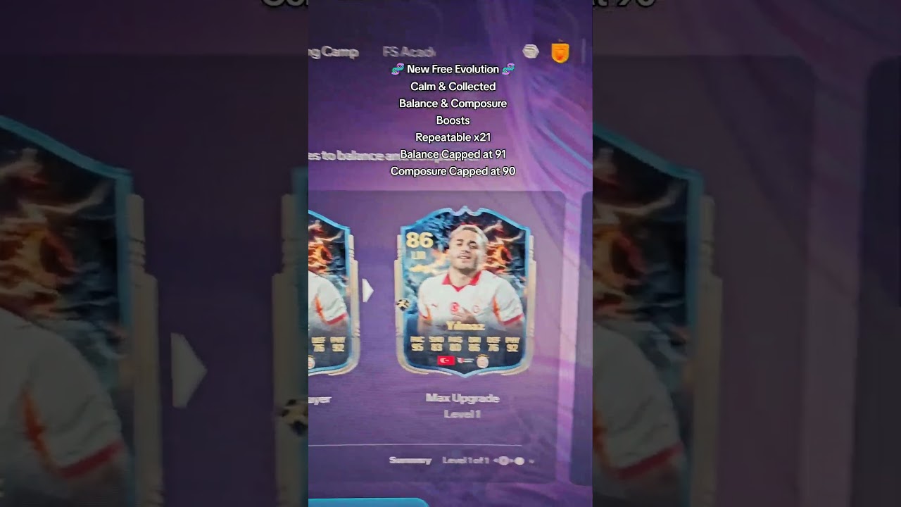 New Free Evolution 🧬 Calm & Collected #fc26 #fifa #ultimateteam