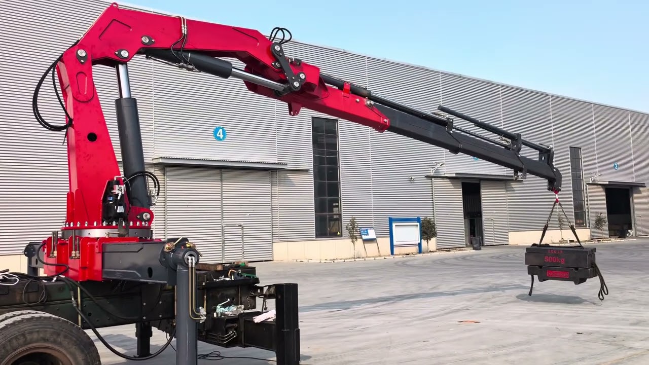 SQZ350A-4 (16-ton class, 4-section knuckle boom)