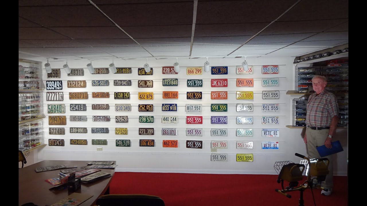 Every Illinois License Plate since 1911 the History of IL Plates on My Car Story with Lou Costabile
