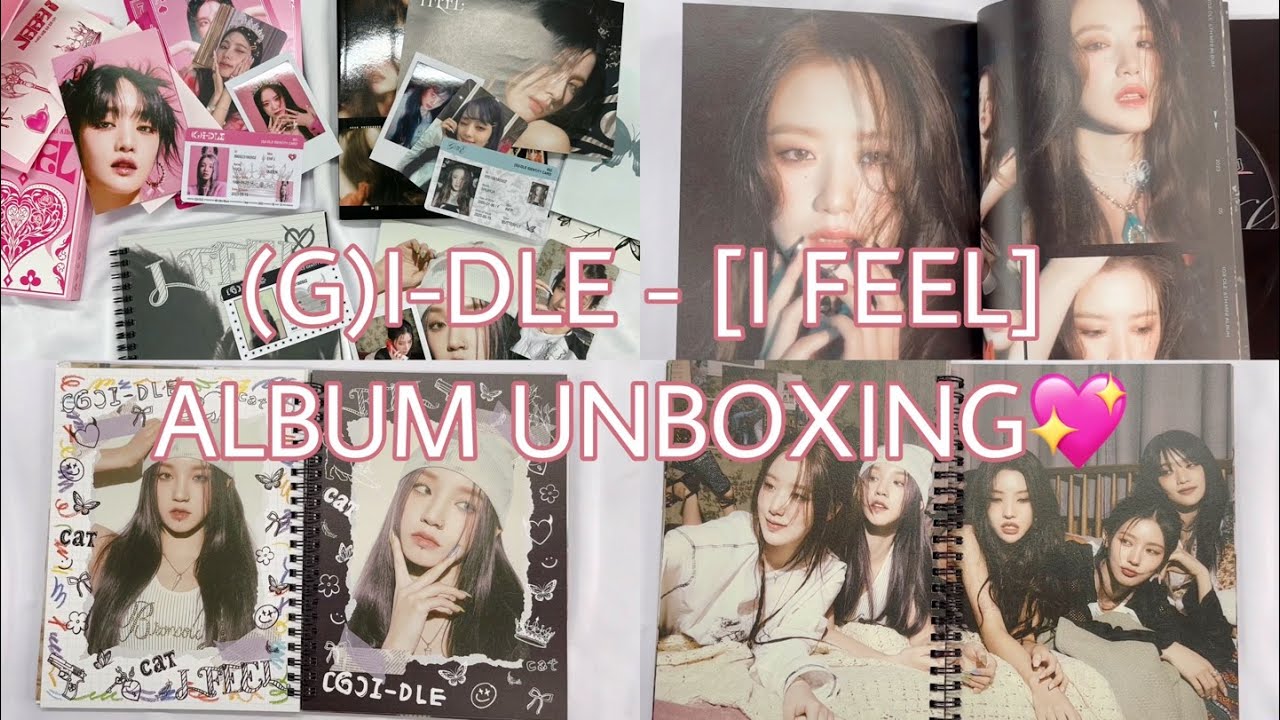 [UNBOXING + GIVEAWAY] (여자)아이들 (G)I-DLE - [I feel] ALBUM UNBOXING! 앨범 언박싱!
