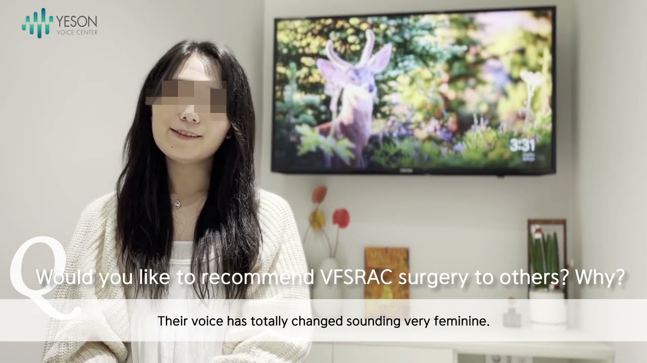[South Korea] Female transgender's VFSRAC surgery (voice surgery)