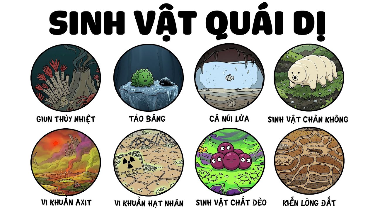 Những Sinh Vật Tồn Tại Ngoài Giới Hạn Sự Sống 🌎🦠🥶