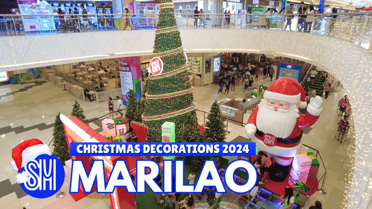 [4K] SM CITY MARILAO 2024 CHRISTMAS DECORATIONS I MARILAO BULACAN, PHILIPPINES