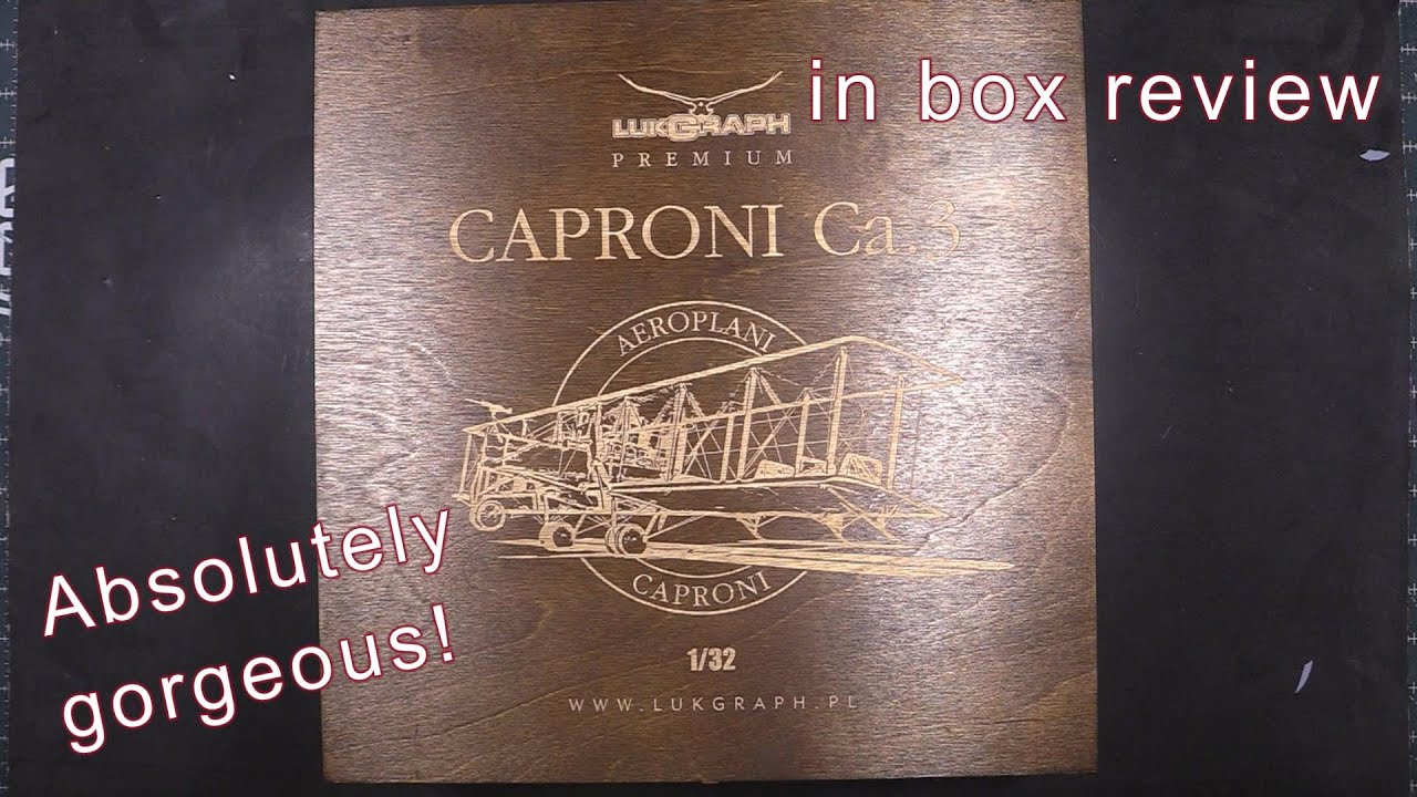 Lukgraph 1/32 Caproni Ca.3 Premium in box review