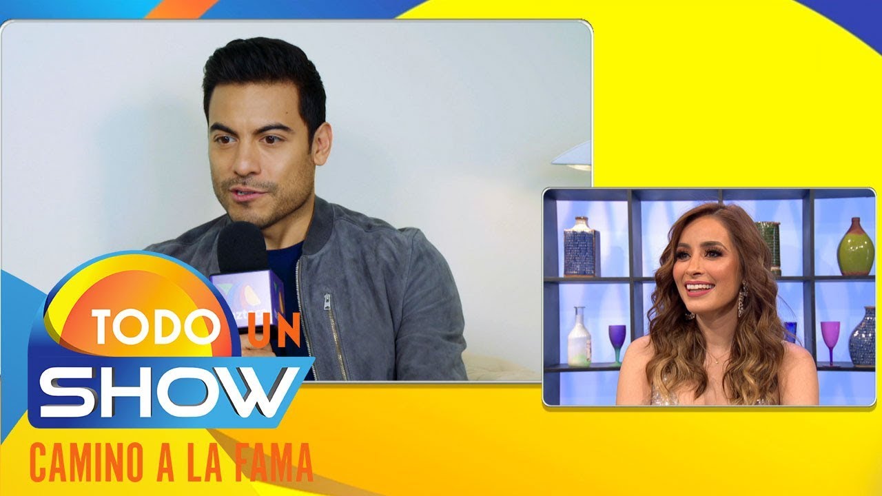 ¿NERVIOSA? Como toda una profesional, Cynthia Rodríguez se fue a entrevistar a Carlos Rivera.