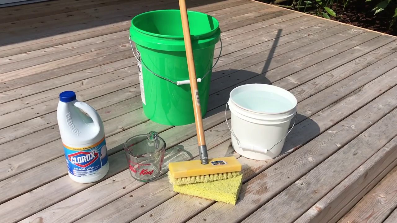 How To Clean a New Cedar Deck Before Sealing