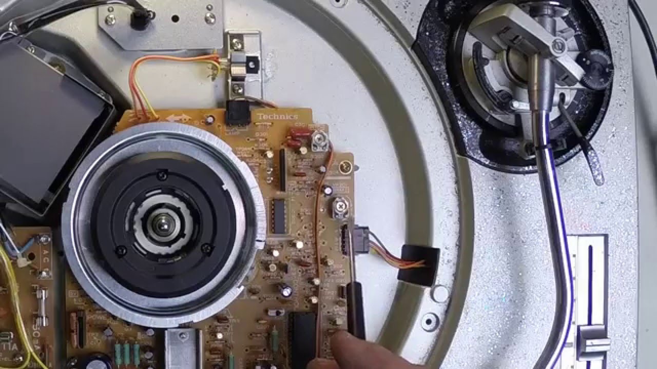 Technics SL1200MK2 Turntable ground mod and Brake adjustment