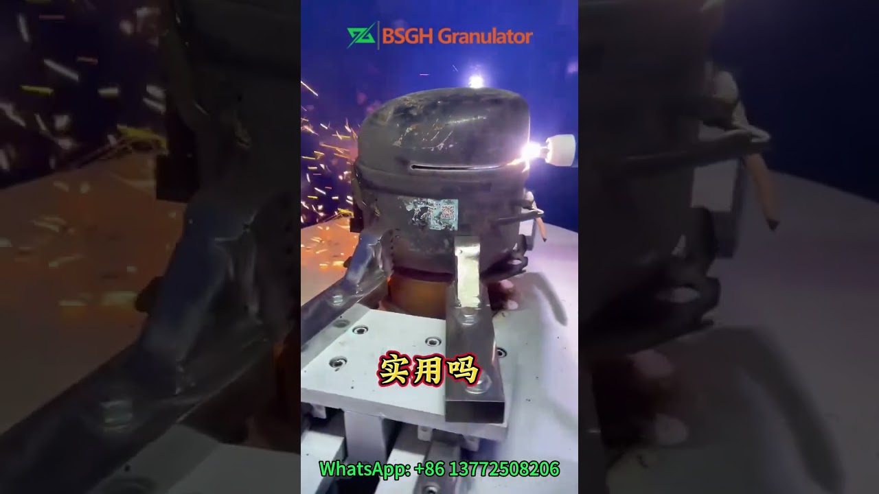 Plasma-Assisted Compressor Shell Cutter Machine | How To Break The Compressor Case